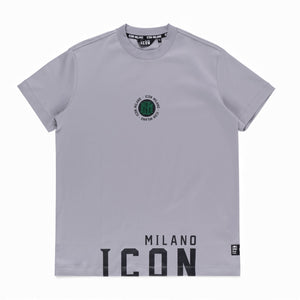 Icon 4 Regular Crew T-Shirt (Light Grey)