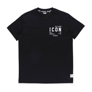 Icon 9 Regular Crew T-Shirt (Black)