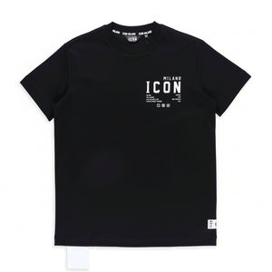 Icon 9 Regular Crew T-Shirt (Black)