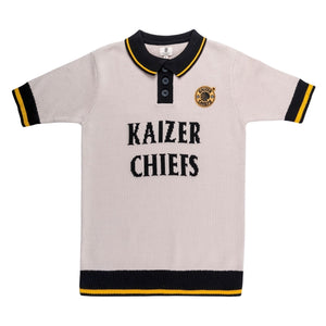 Kaizer Chiefs Heritage 3 Button Golfer Sweater (Iv