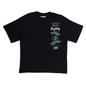 System Oversized T-Shirt (Black)