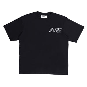 Bubbles Oversized T-Shirt (Black)