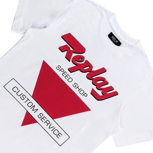 Speed Shop Regular T-Shirt (White)