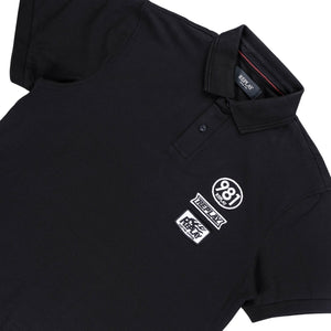 Flame 981 Golf Shirt (Black)