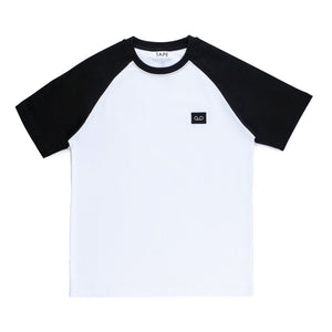 Franco Slim Crew T-Shirt (Black/White)