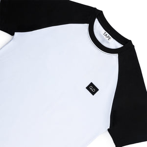 Franco Slim Crew T-Shirt (Black/White)