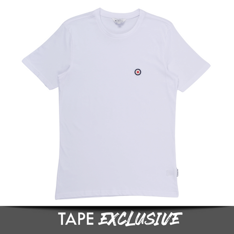 Target Emblem Crew Neck T-Shirt (White)