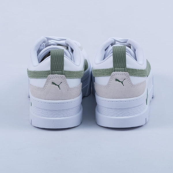 Mayze Mix Sneakers (White/Dusty Green)