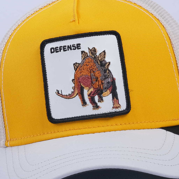 Roofed Lizard Defense Trucker Hat (Yellow)