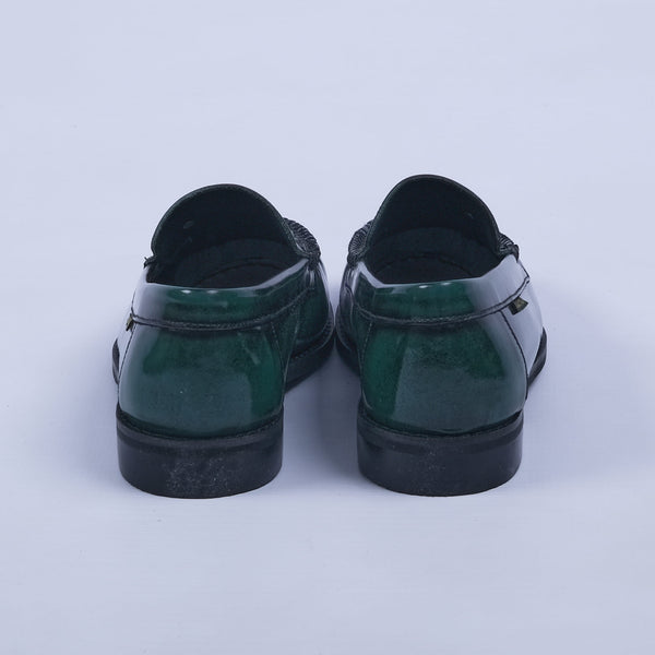 Vic High Shine Shoes (Green)